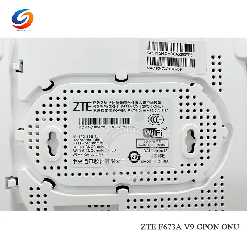 2020 Hot New Zte F673a V9 Gpon Onu 4ge With 2 4g And 5g Wifi English Firmware Factory Price Communications Parts Aliexpress