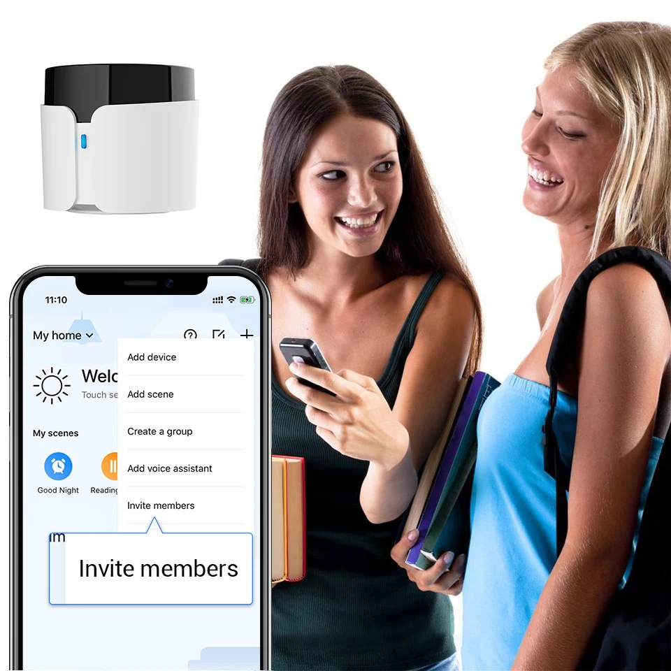 BroadLink BestCon RM4c Pro IR and RF433/315 Smart Wi-Fi Universal Remote Control Works with Alexa Google Home, IFTTT