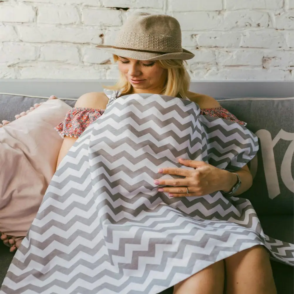 Floral Breathable Breastfeeding Nursing Apron Cover Maternity Blanket