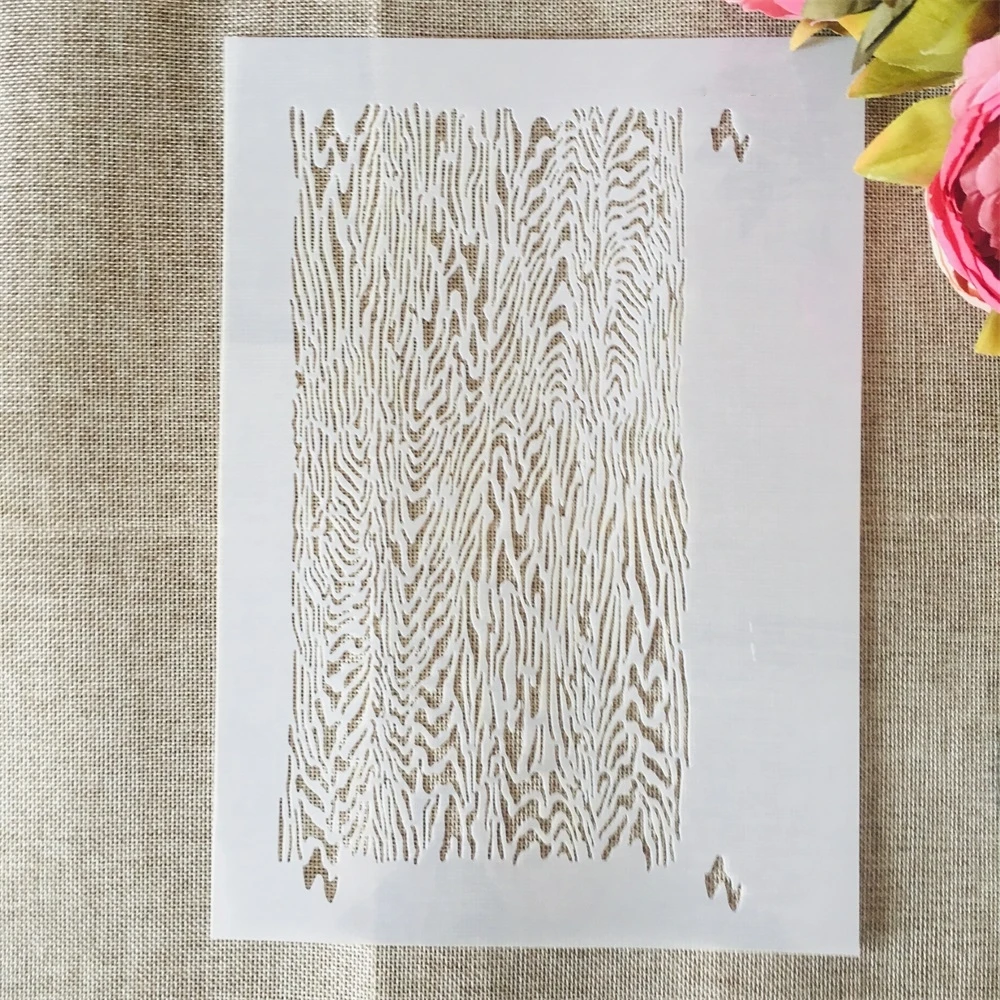 

A4 29 см деревянная текстура дерева, DIY слойные трафареты, настенная живопись, Искусственный Декоративный шаблон