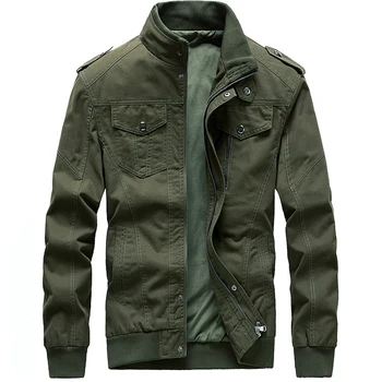 

Cotton Military Jacket Men 2019 Autumn Soldier MA-1 Style Army Tactical Jackets Male Brand Slothing Mens Bomber Jackets WN45