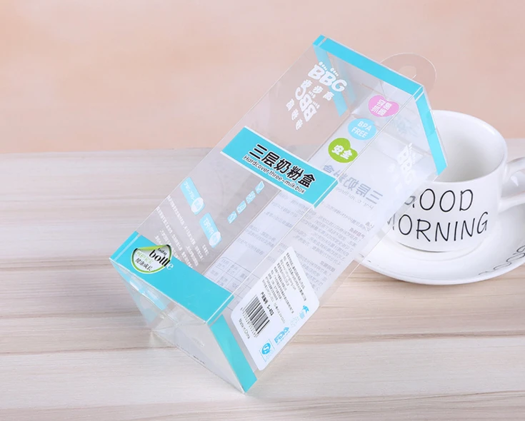  Full Colors Printed Folding Foldable Plastic Box for Kids ToyUV Resistant clear pvc packaging box -