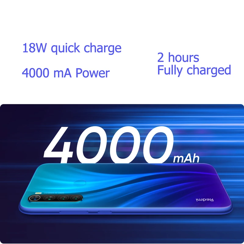 Xiaomi redmi Note 8 T 4 Гб 128 ГБ восьмиядерный смартфон Snapdragon 665 6 3 дюймов FHD 48MP