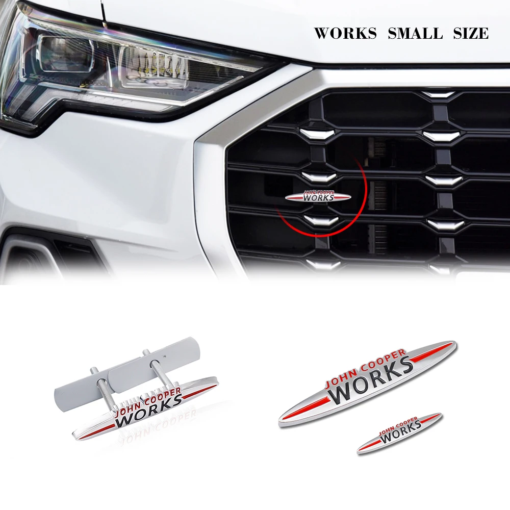 

3D Metal Car Rear Trunk Badge Side Sticker Rear emblem Letters Auto Car Sticker Decal For Mini Cooper F55 F56 R50 R52 R57 R58 R6