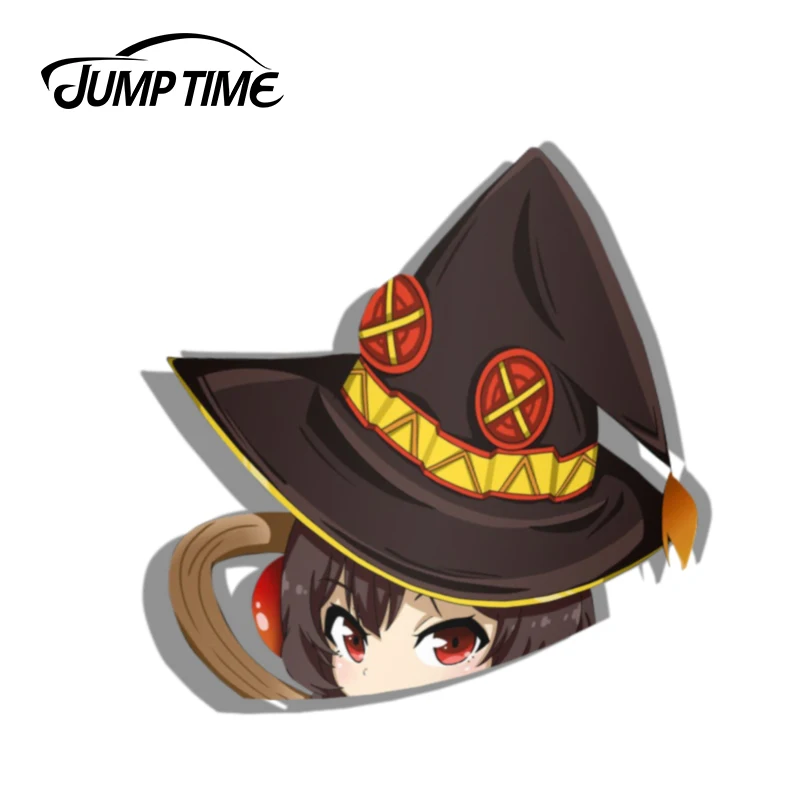 Время скачка 13 см x 10 7 Megumin Peeker Konosuba виниловая деформация аниме Автомобильная