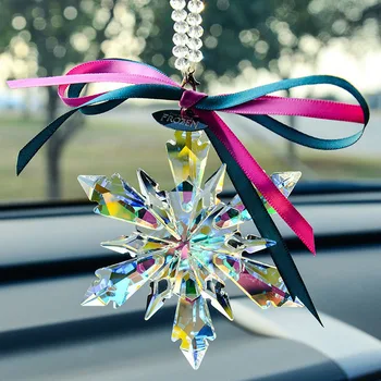 

Crystal Automobile Hanging Ornament Car Rearview Mirror Pendant Car Decoration Creative Car Hanging Decorations