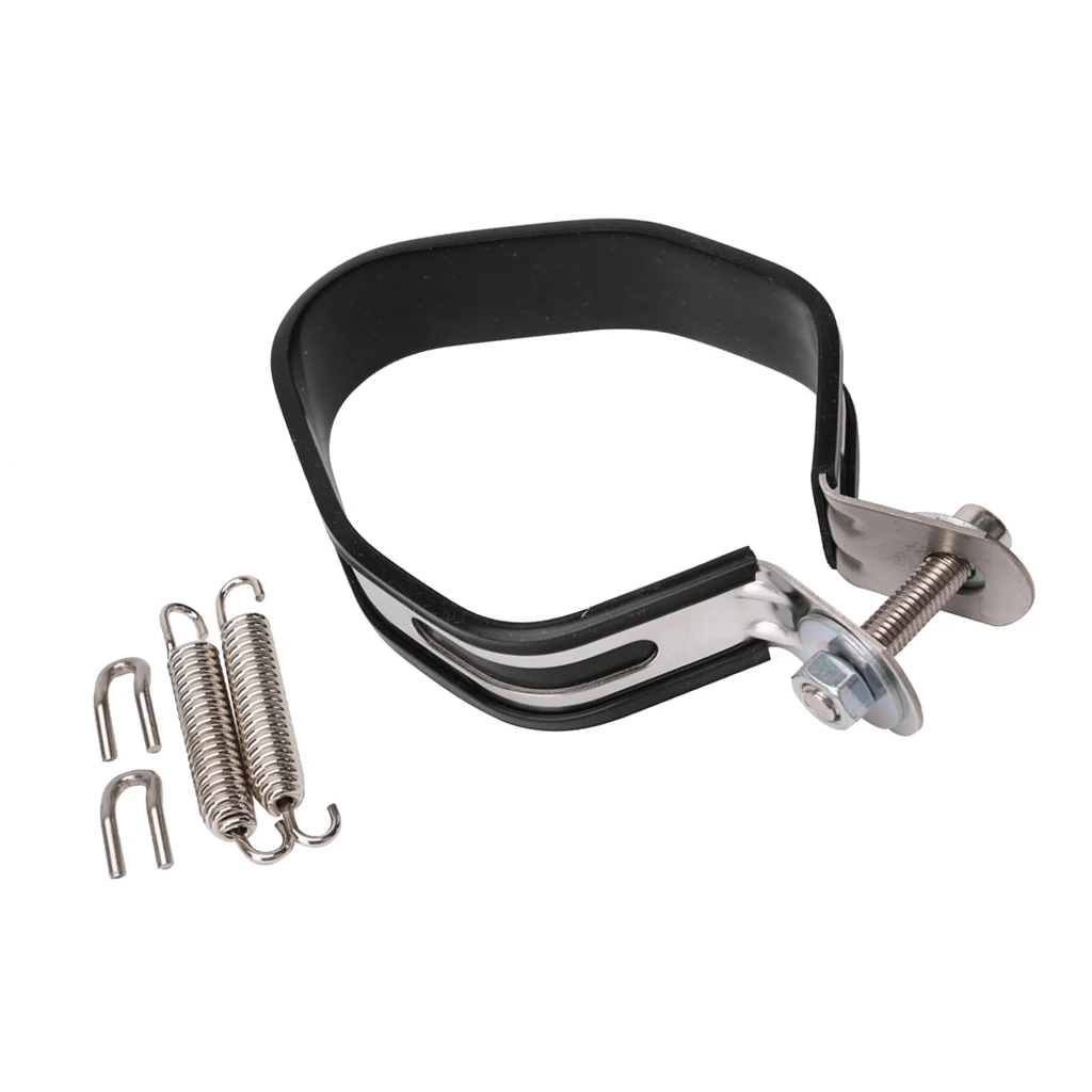 Universal Exhaust Bracket Clamp 3.3 Inch for Motorcycle Bike Scooter,1 Set