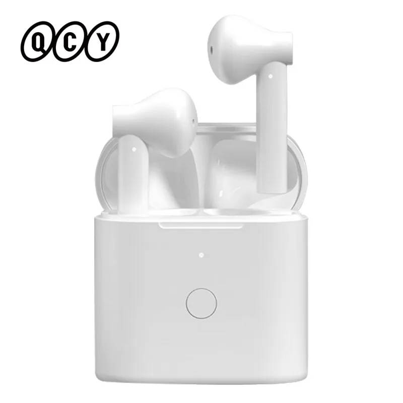 Оригинальные QCY T7 HiFi стерео бас наушники True TWS Холл переключатель гарнитура ENC
