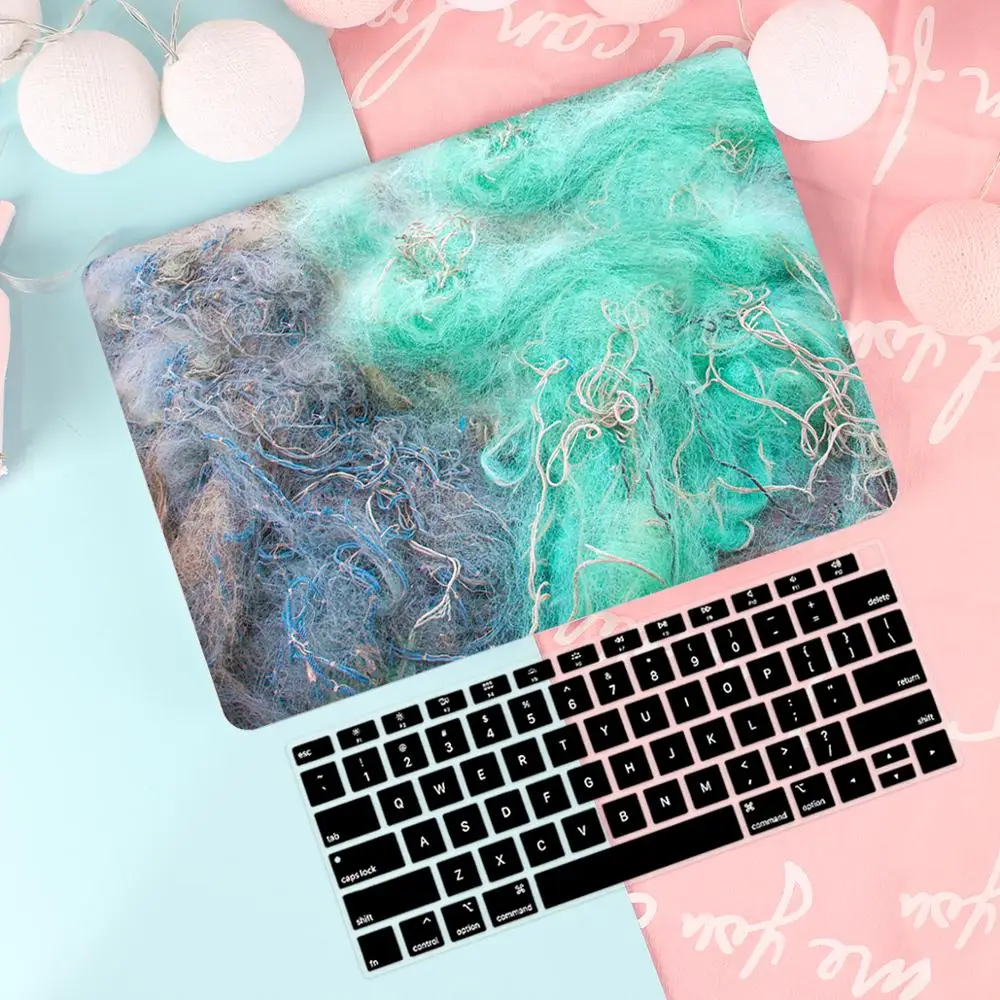 Rs868 Мраморный чехол для Macbook Air Pro retina 11 12 13," Mac Book 13 15 Touch Bar A1932 A2159 A1706 A708+ крышка клавиатуры - Цвет: Rs868