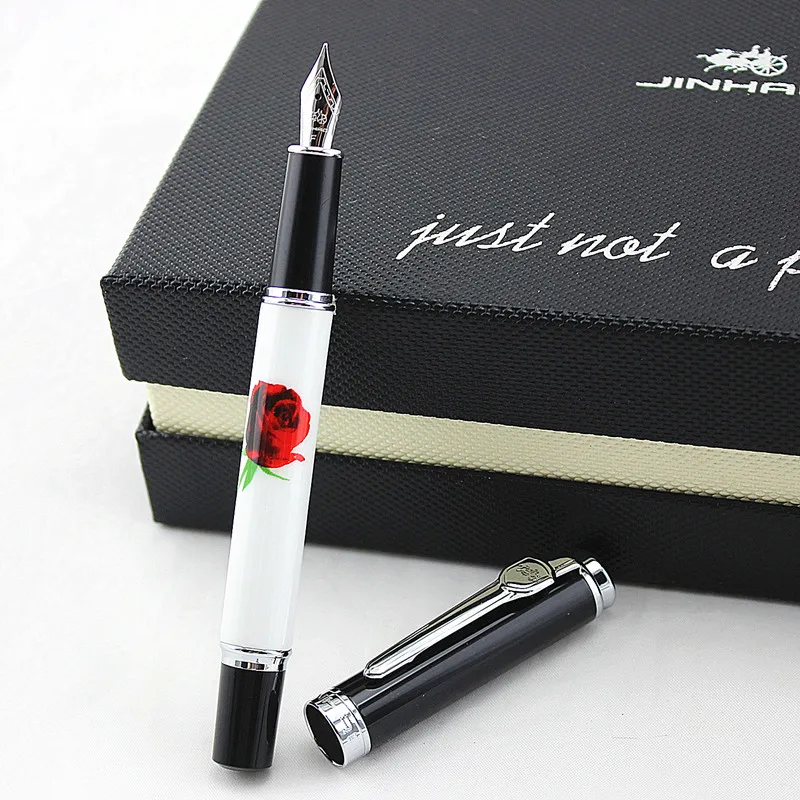 Высокое качество подарочный набор ручек Jinhao 8802 Высокое качество 0,5 мм перо офисная ручка металлическая Роскошная авторучка - Цвет: U