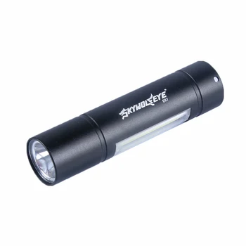 

Skywolfeye +SMD Flashlight Torch 1500 Lumens 3Modes with USB Rechargeable