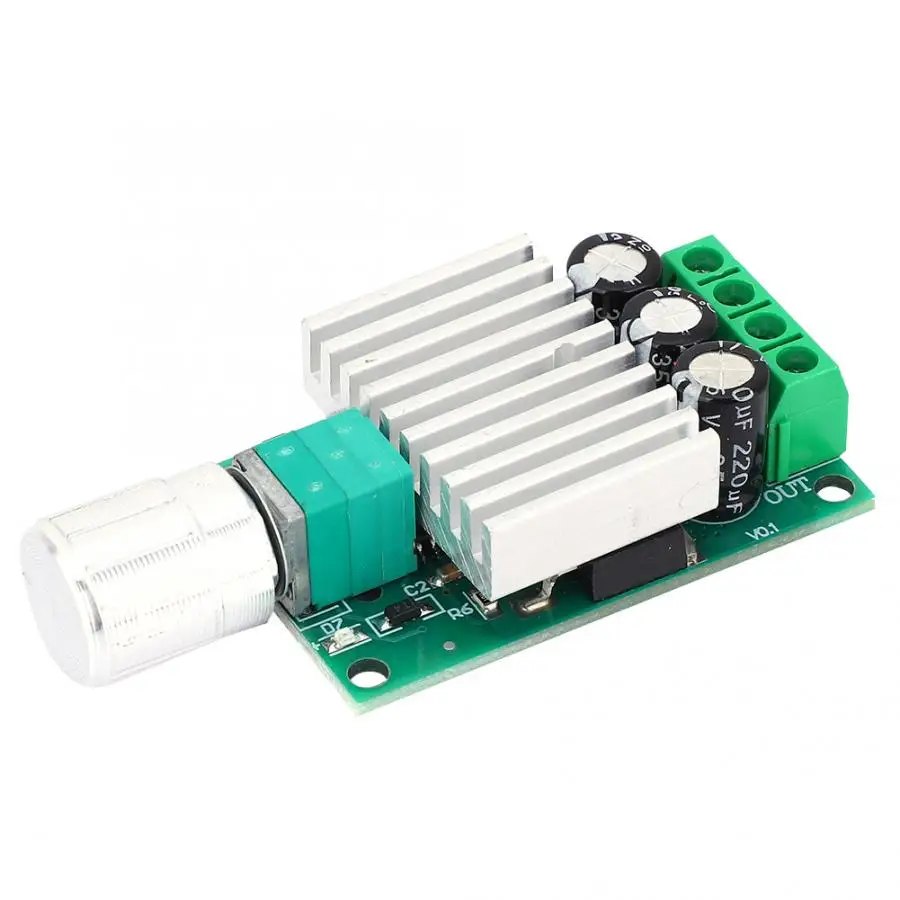 PWM контроллер скорости двигателя постоянного тока DC12V 30V 7A регулятор ярсветильник