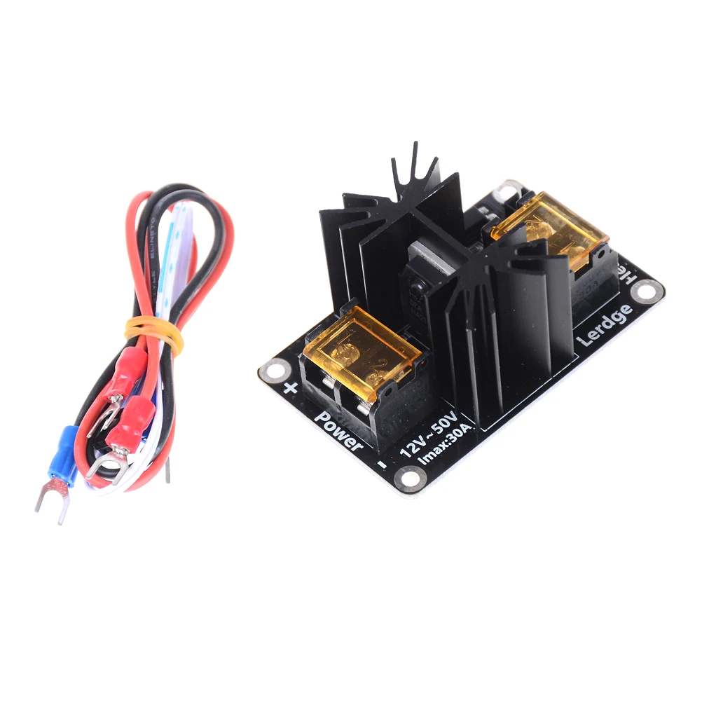 1Set 3D Machine Parts General Add-on Heated Bed Power Expansion Module High Power Module Expansion Board With Cable
