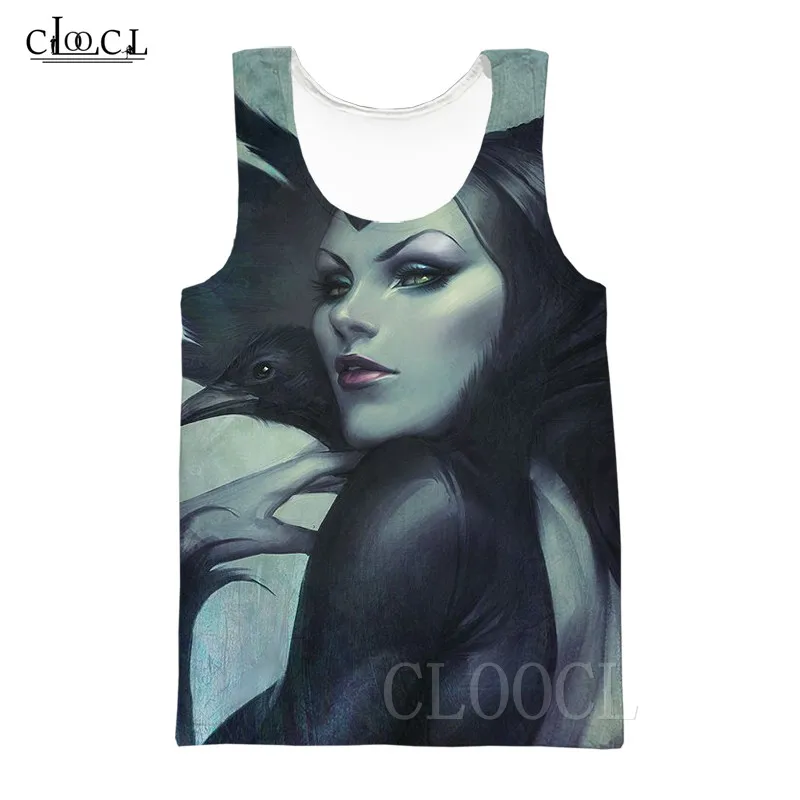 Tank Tops 5 На фильм «Малефисента» безрукавки для мужчин/женщин одежда уличная любовница зла 3D Принт без рукавов спортивный жилет модная повседневная майка - Цвет: Tank Tops 5