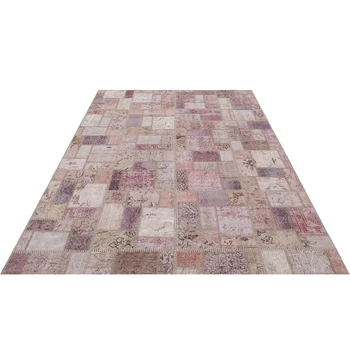 

Decorative Antique Rug, Patchwork Design Carpet Handmade Rug hhp135