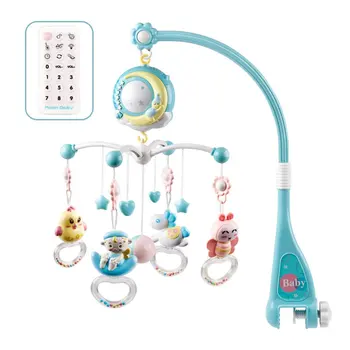 

Baby Rattles Crib Mobiles Toy Holder Rotating Mobile Bed Bell Musical Box Projection 0-12 Months Newborn Infant Baby Boy Toys