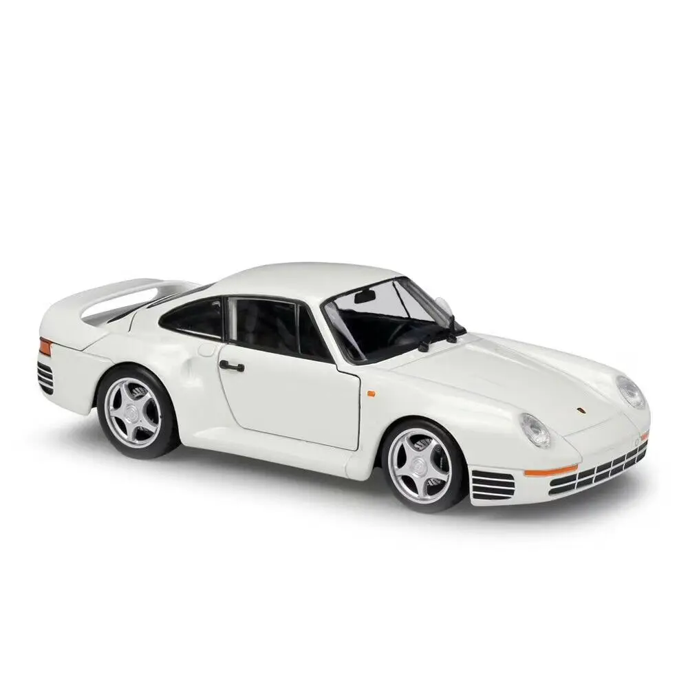 Welly 1:24 Porsche 959 литая под давлением Модель гоночного автомобиля в коробке - Цвет: Белый