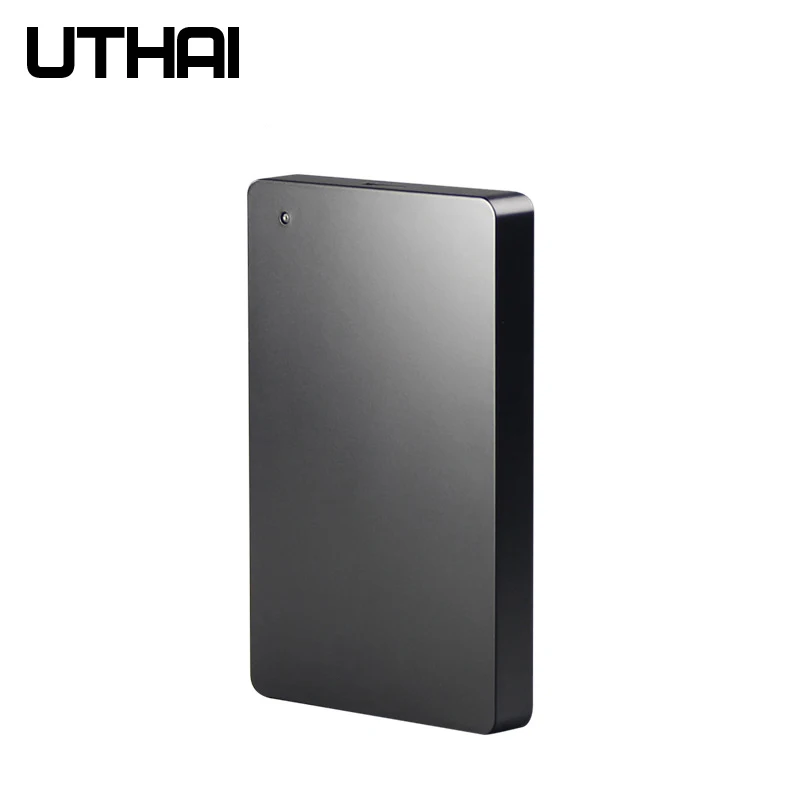 Черный UTHAI G12 USB3.0 Корпус для мобильного жесткого диска жесткий диск коробка внешний винт бесплатный дизайн черный жесткий диск HDD корпус - Цвет: Черный