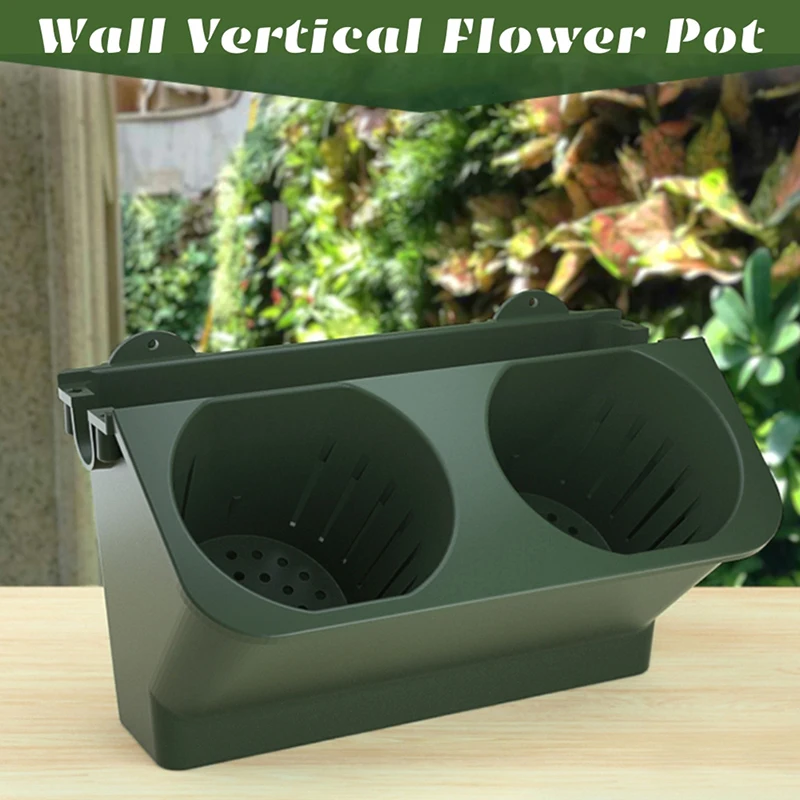 Three-dimensional Box Flower Wall Planter Trough Vertical Greening Wall-mounted Flowerpot Plant Root Growing Box Plant Pot