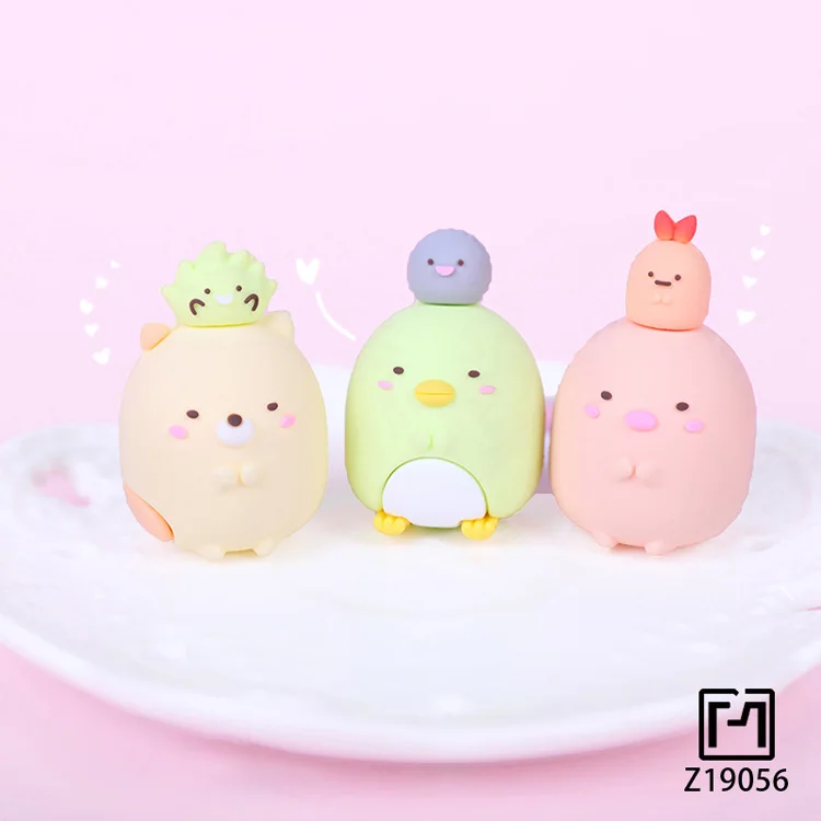 Kawaii sumikko gurashi мультипликационная гелевая ручка с животными 0,5 мм черная чернильная ручка угловой РОЛИК ручка школьные канцелярские принадлежности
