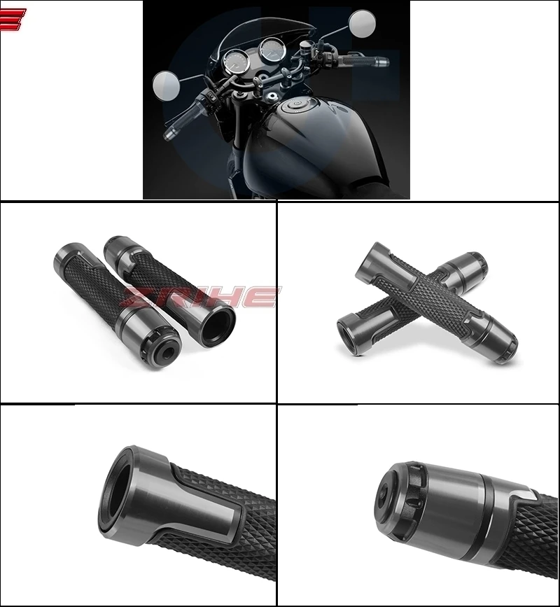 Мотоцикл Универсальный accessories7/" 22 мм мотоцикл рукоятка шапки/ручки для поездок на мотоцикле DUCATI Diavel темно Монстр MTS620