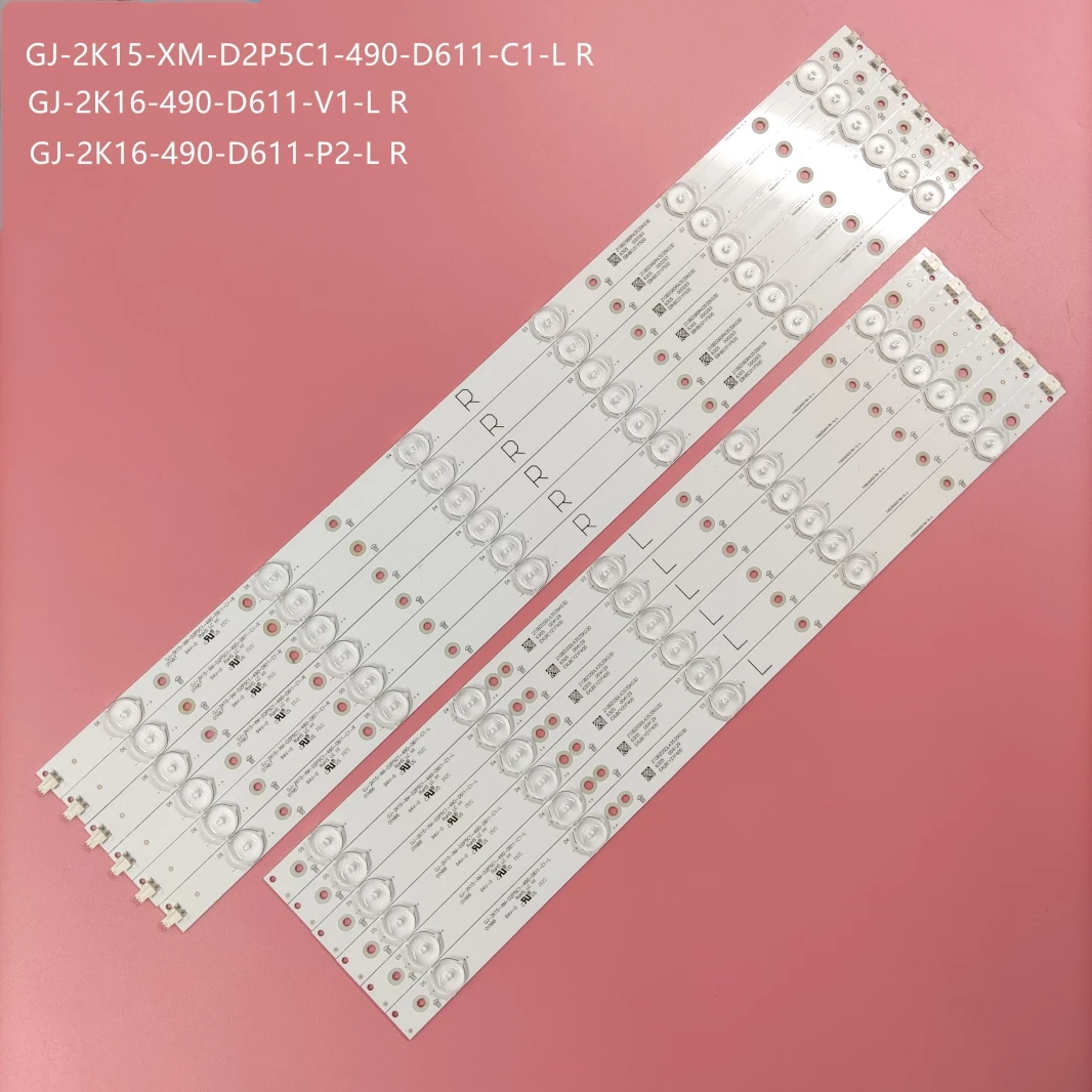 

Новинка, Светодиодная лента, 12 шт, Φ svj500a37 _ rev05 для P hilips 49 "49PFS5301/12 49PFS4132 49PFS4131