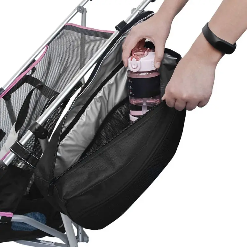 

Baby Stroller Universal Feeding Milk Bottle Holder Portable Diaper Storage Bag Insulation Warmer Tote 72XC