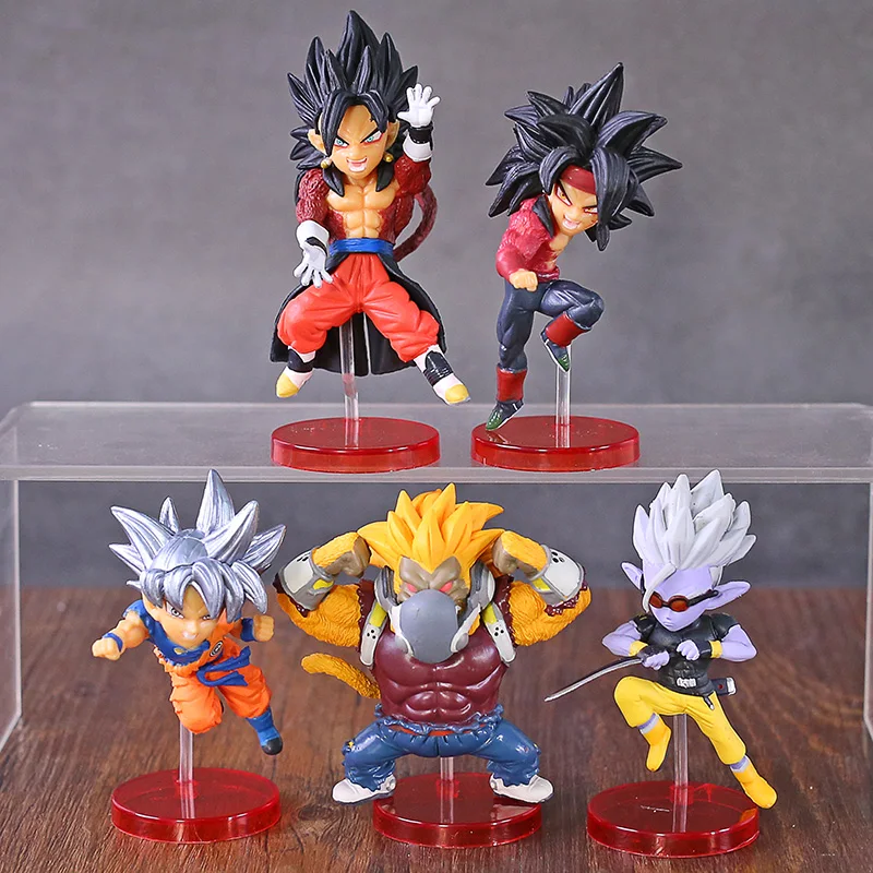 Супер Dragon Ball герои мир фигурка Коллекционная vol.5 Son Goku/Barduck Daisaru развал Fyu ОК, Вегета 5 шт./компл
