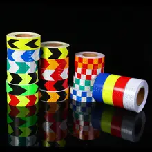 3 рулона/лот предохранителем и универсальным питанием-от источника переменного или постоянного тока светоотражающие наклейки ленты само-липкая сигнальная лента для автомобиля, мотоцикла велосипеда, автомобиля светоотражающая пленка