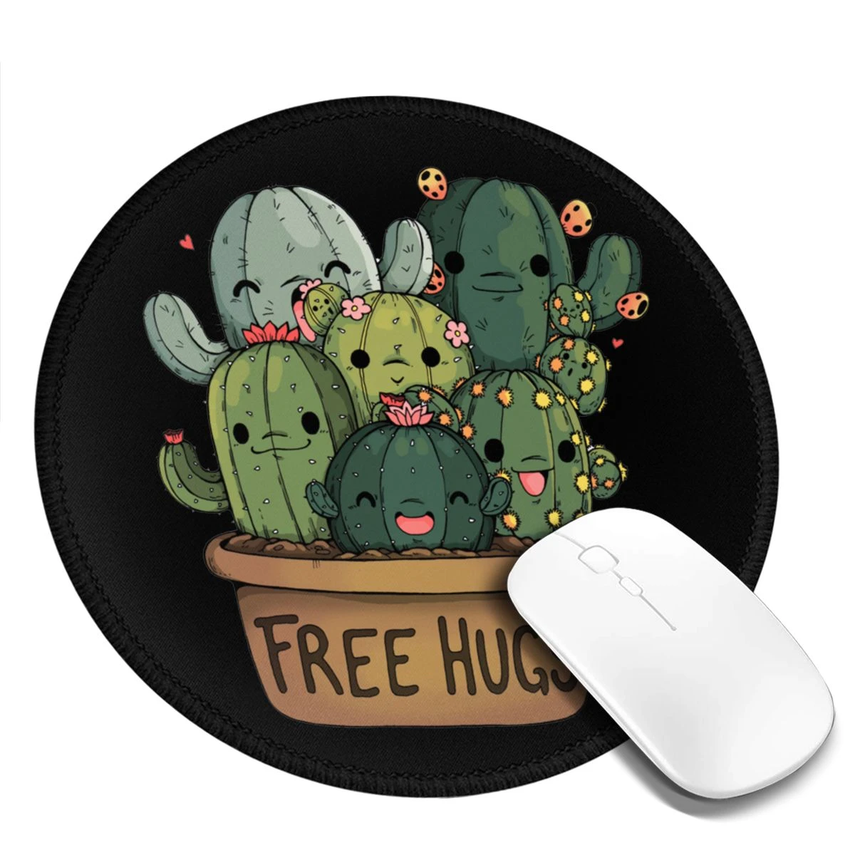 Bediening mogelijk bevestigen levend Cactus Muismat Leuke Cactus Rubber Desk Mousepad Anti Slip Kleuren Goedkope  Print Muis Mat|Muismat| - AliExpress