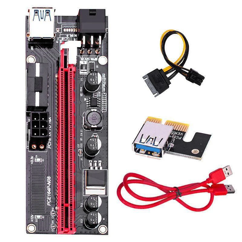 60 см Ver009S Pci-E Riser Card Pcie 1X To 16X Usb 3,0 кабель для передачи данных Bitcoin Mining