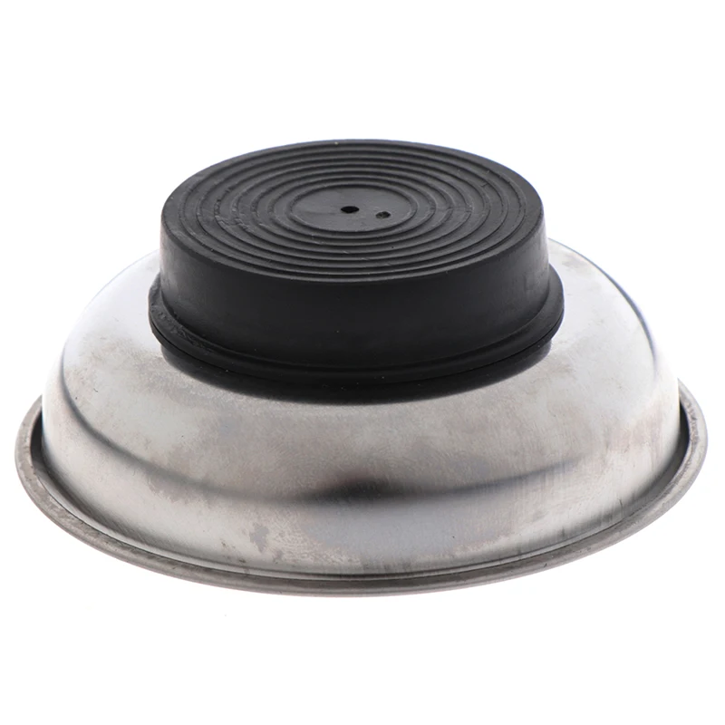 BIlinli Round Magnetic Parts Tray Bowl Dish Stainless Steel Garage Holder Tool Organizer 3inch