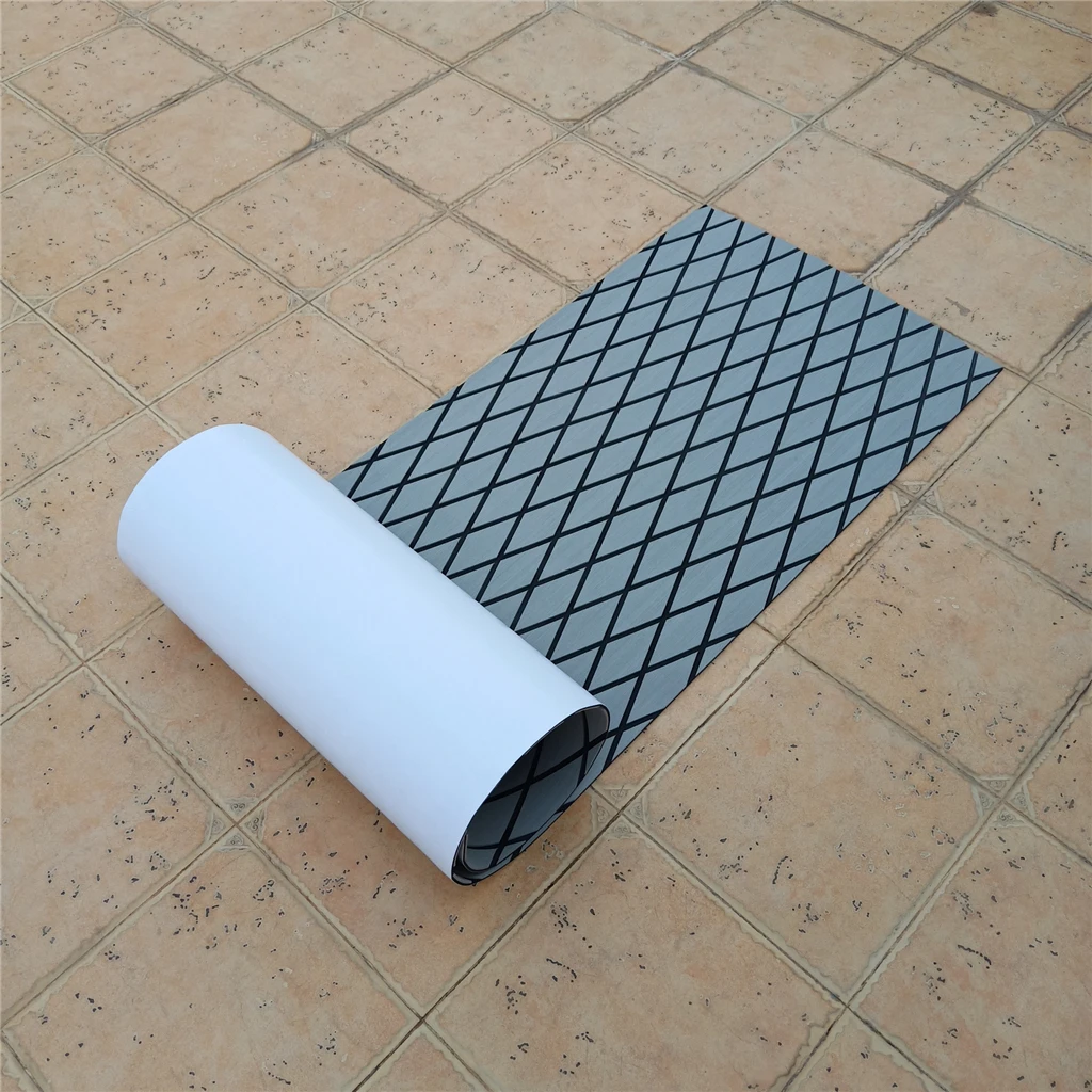 Non-Slip EVA Foam Sheet Yacht Surfboard Decking Adhesive Pad Grip Teak Decking Sheet Boat Teak Decking Pad