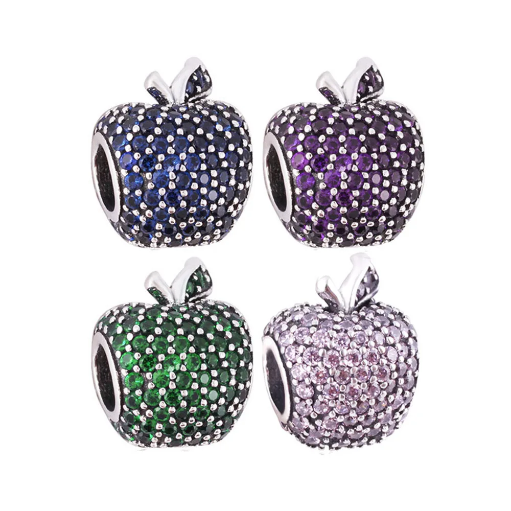 Wholesale Price Fit Charm bracelet silver pave balls Zirconia 925