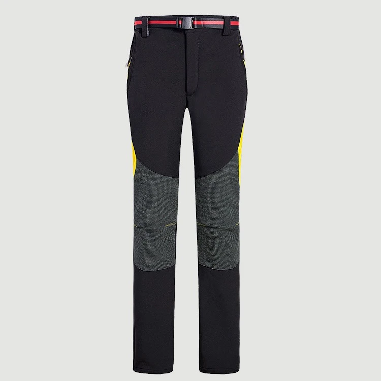 Лучшая женская зимняя Водонепроницаемый ветра Slim Fit Пеший Туризм брюки по доступной цене - Цвет: Black