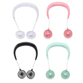 

Sports Fan Usb Charging Portable Foldable Hanging Neck Fan Mini Portable Sports Fan 3 Speeds Fan Folding Fan