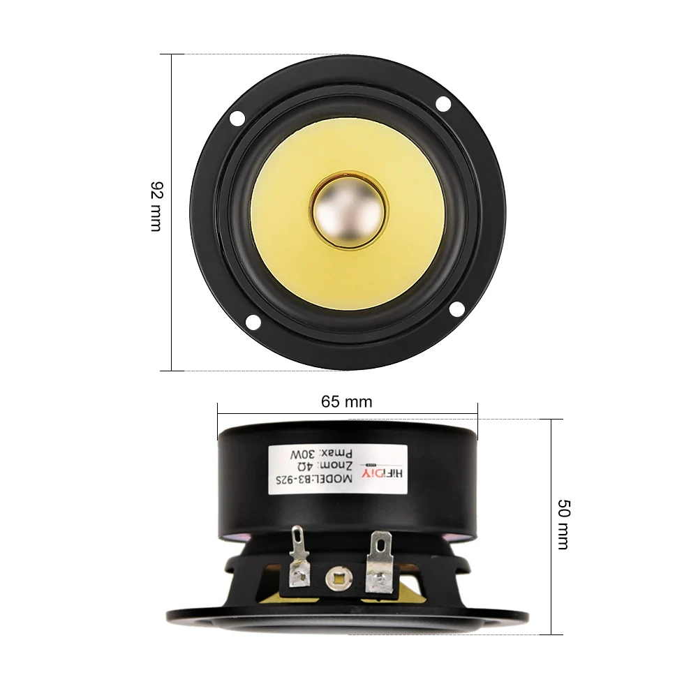 AIYIMA 2Pcs 3 Inch Full Range Speaker HIFI Fever