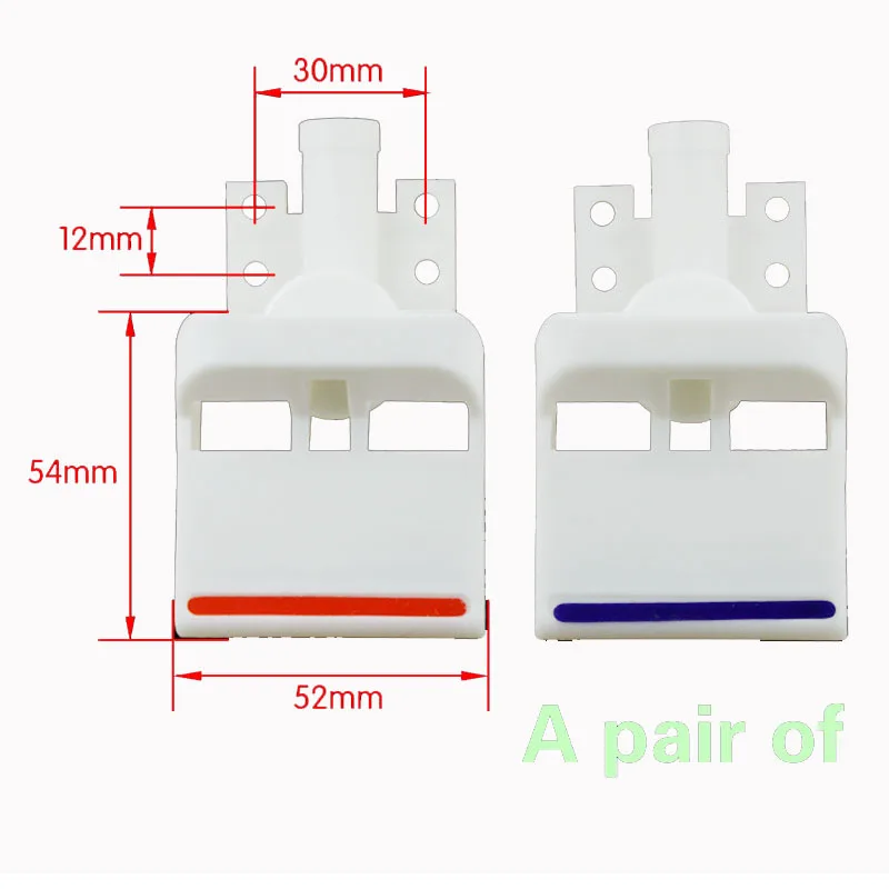 1 pair  Water dispenser faucet  switch faucet hot and cold water mouth piano key press type water dispenser accessories