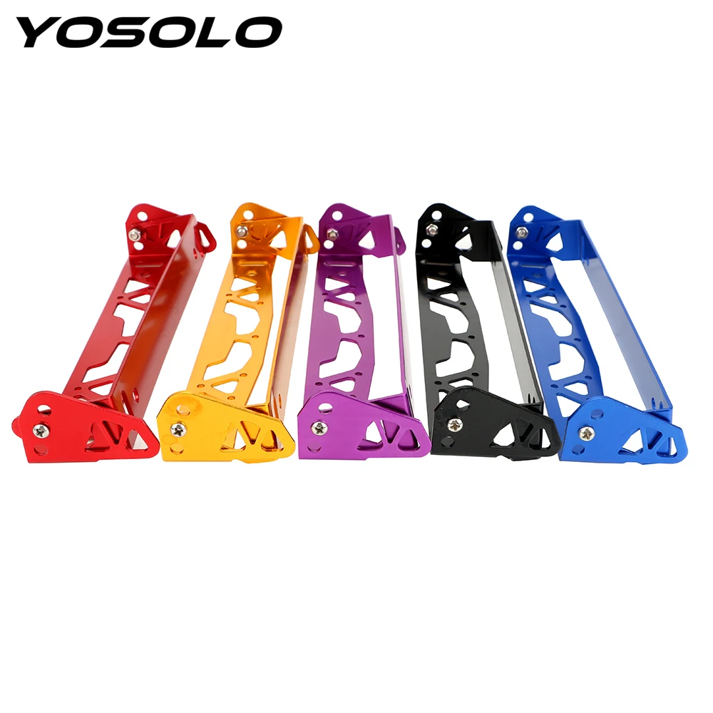 

YOSOLO Aluminum License Plate Frame Car Styling Universal Power Racing License Plate Holder