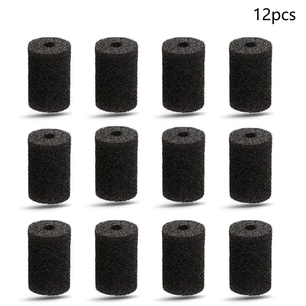 as picture 12 PCs Intake Fish Tank Pool Accessories Replacements Tool Aquarium Protection Disposable Practical Sponge Filter Easy Install - Цвет: as picture