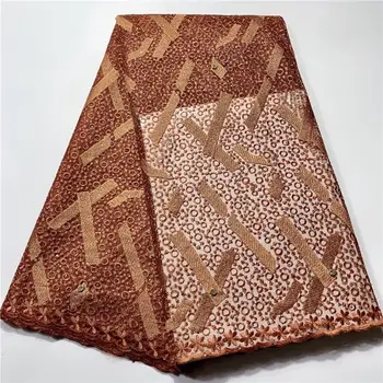 

High Quality frnch Lace Fabric 2020 Latest Design Swiss Voile Lace fabric In Switzerland For women Party Dress