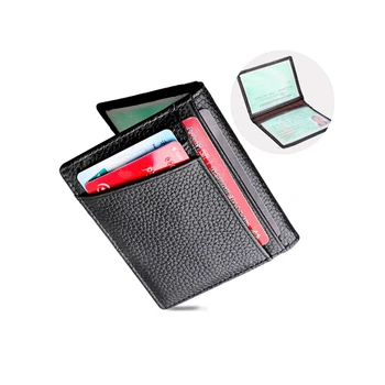 

Fashion Pu Leather High Quality men's multi-function Mini Wallet driver's License Credit Card Holder ID Bag Wallet 2020 Hot Sale