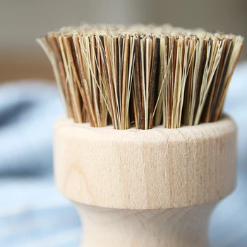 

Cleaning Tool Bowl Pot Brush Pans Vegetable Heat Resistant Wooden Handle Washing Sink Skillet Durable Kitchen Supplies Dish