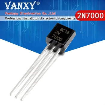 

100PCS 2N7000 TO92 Small Signal MOSFET 200 mAmps, 60 Volts N-Channel TO-92 Original and new