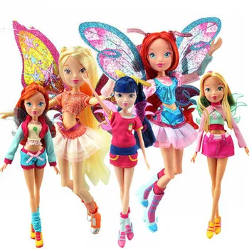 Believix Fairy&Lovix Fairy Rainbow Colorful Girl Doll Action Figures Fairy Bloom Dolls with Classic Toys for Girl Gift 1