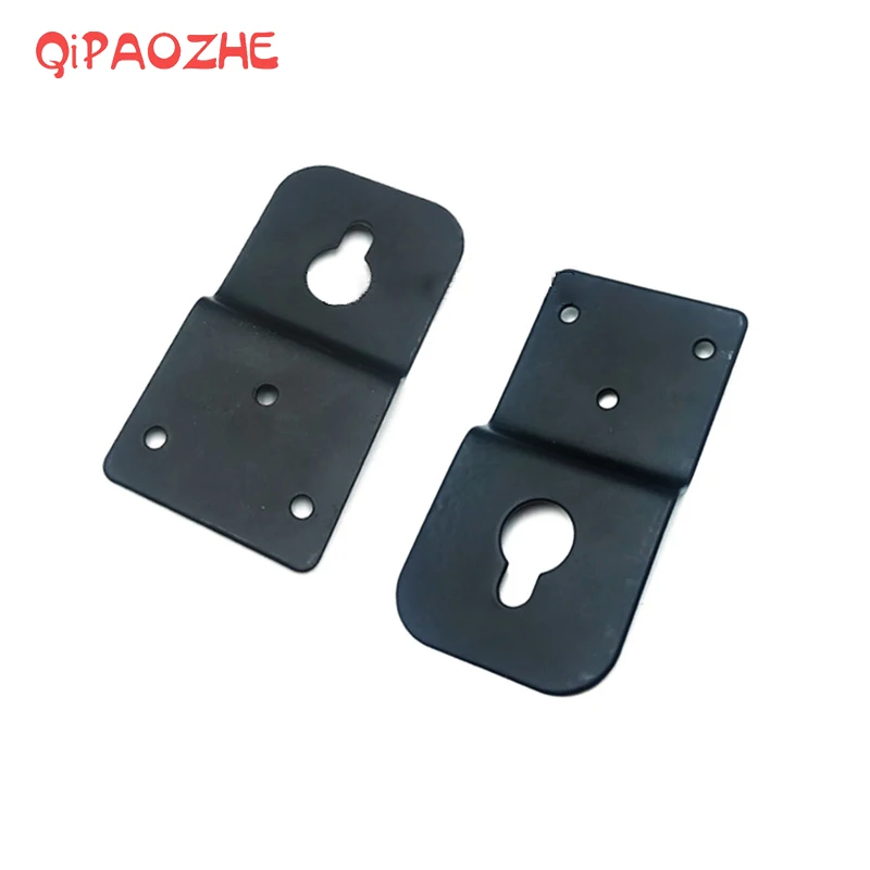 

Universal Metallic Wall Mount Iron Hook Hanger Plate Connector Surround Sound Box Audio Speaker