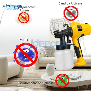 

800ML 220V 400W High Pressure Spray Gun Sprayer Alcohol Disinfectant Sterilization For Home Disinfection Car Spray Paint