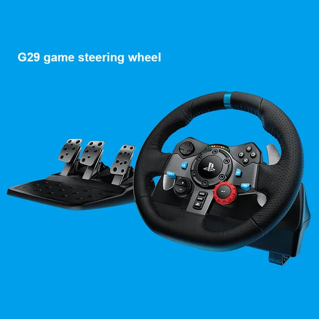 Logitech G29 driving force Game steering wheel PC / PS4 racing car 900  degree feedback handbrake gear lever|Joysticks| - AliExpress