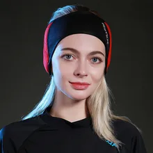 Для женщин спортивный напульсник повязка на голову из стрейчевого эластичного материала Йога повязка на голову для занятия бегом Фитнес Спортивная безопасность на открытом воздухе зимние ветрозащитные наушники