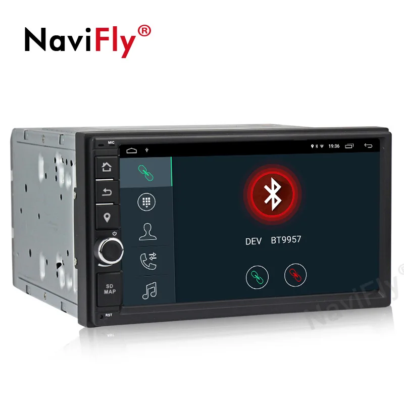 Flash Deal Navifly Car Multimedia Player 2 Din Android 9.1 Car Stereo Universal Car Radio DVD GPS HD BT  For Volkswagen Nissan Toyota kia 3